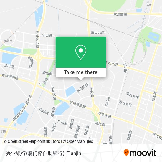 兴业银行(厦门路自助银行) map