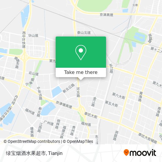 绿宝烟酒水果超市 map