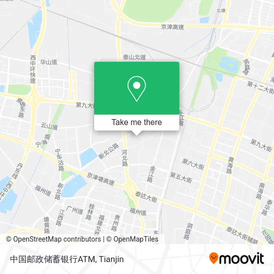 中国邮政储蓄银行ATM map