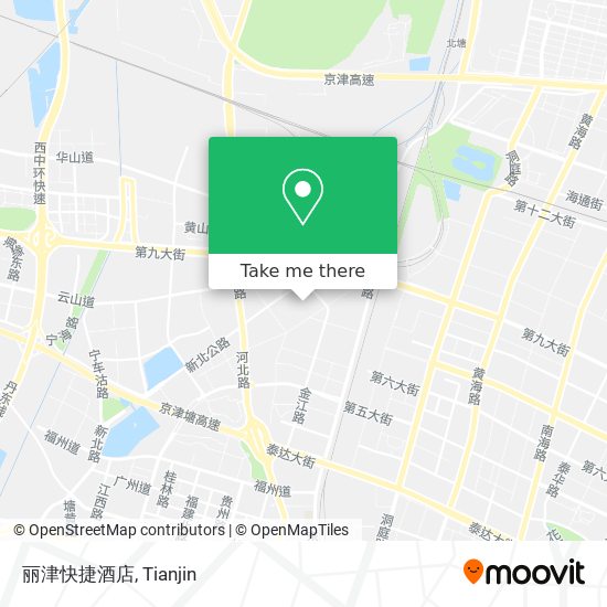 丽津快捷酒店 map