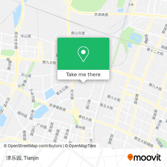 津乐园 map
