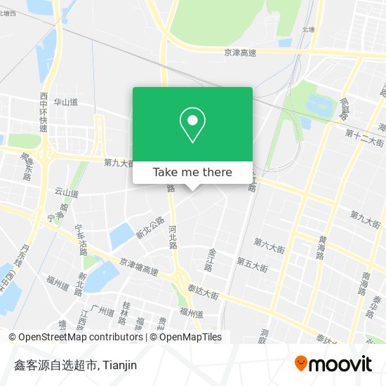 鑫客源自选超市 map