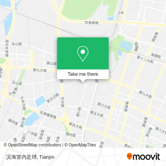 滨海室内足球 map