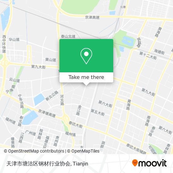 天津市塘沽区钢材行业协会 map