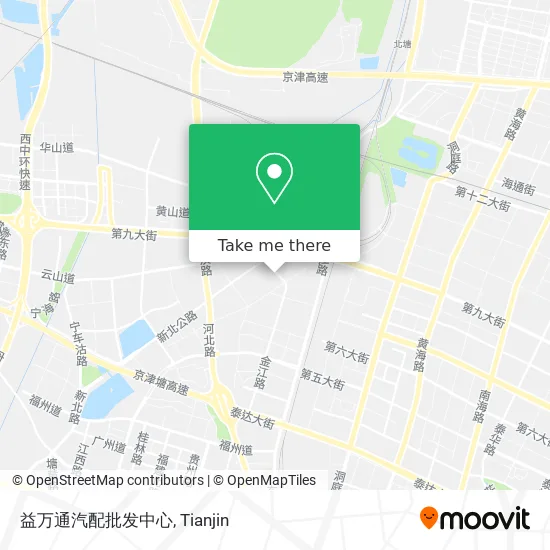 益万通汽配批发中心 map