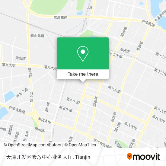 天津开发区验放中心业务大厅 map