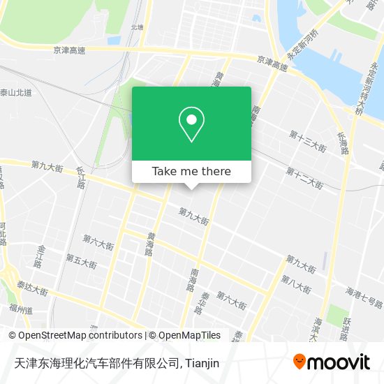 天津东海理化汽车部件有限公司 map