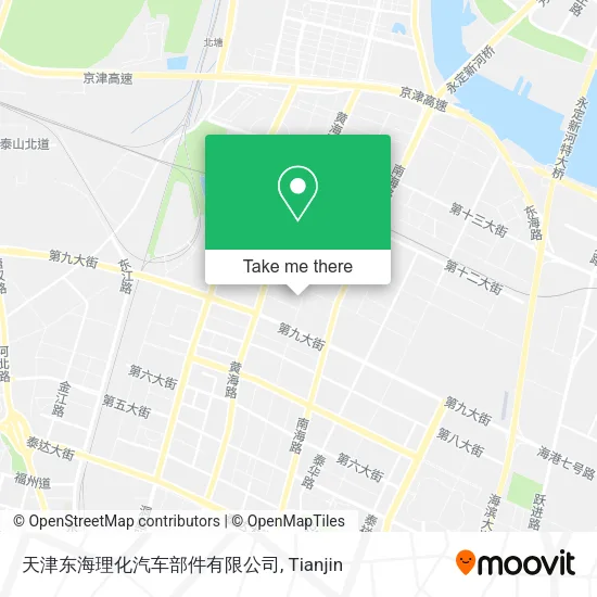 天津东海理化汽车部件有限公司 map