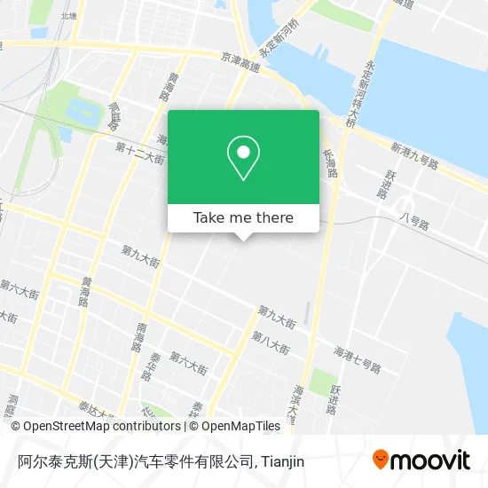 阿尔泰克斯(天津)汽车零件有限公司 map