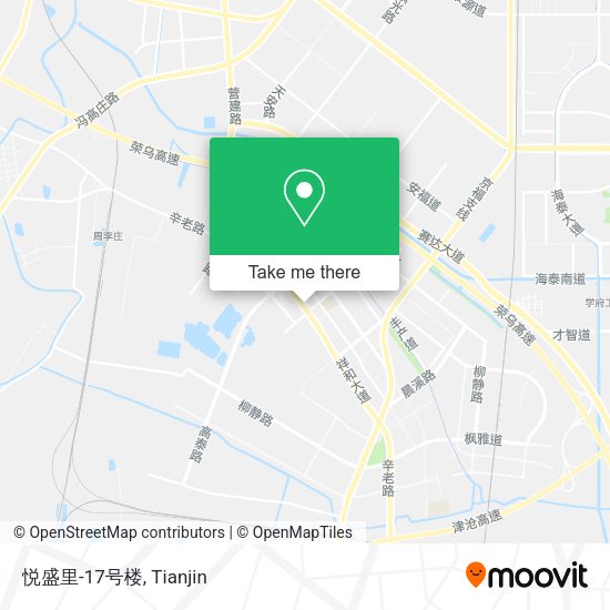 悦盛里-17号楼 map