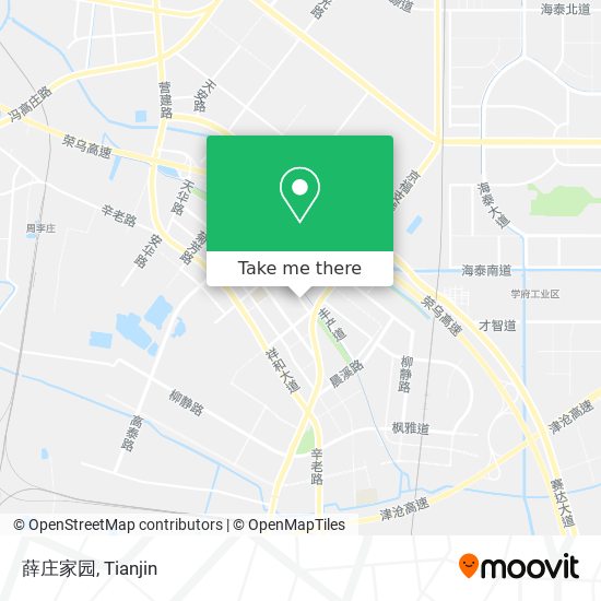 薛庄家园 map
