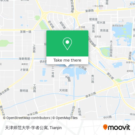 天津师范大学-学者公寓 map