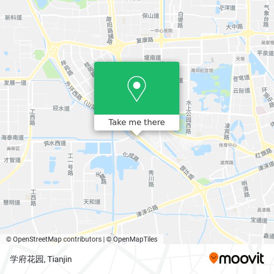 学府花园 map