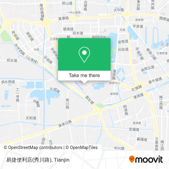 易捷便利店(秀川路) map