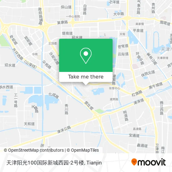 天津阳光100国际新城西园-2号楼 map