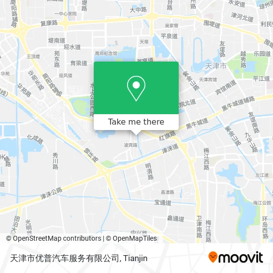 天津市优普汽车服务有限公司 map