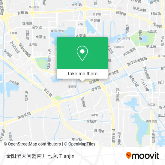 金阳澄大闸蟹南开七店 map