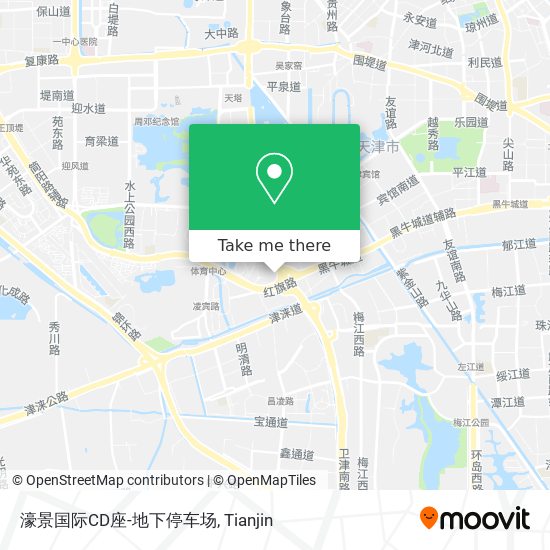 濠景国际CD座-地下停车场 map