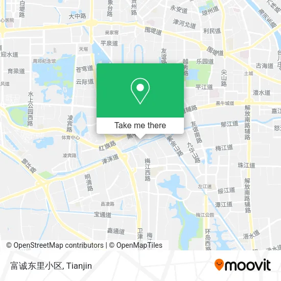 富诚东里小区 map