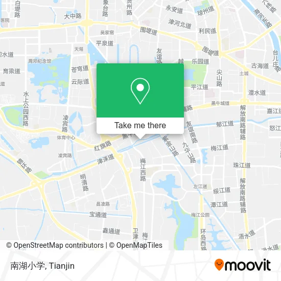 南湖小学 map
