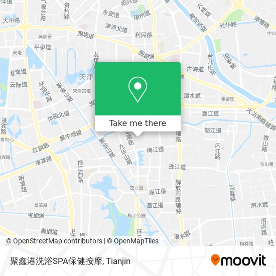 聚鑫港洗浴SPA保健按摩 map