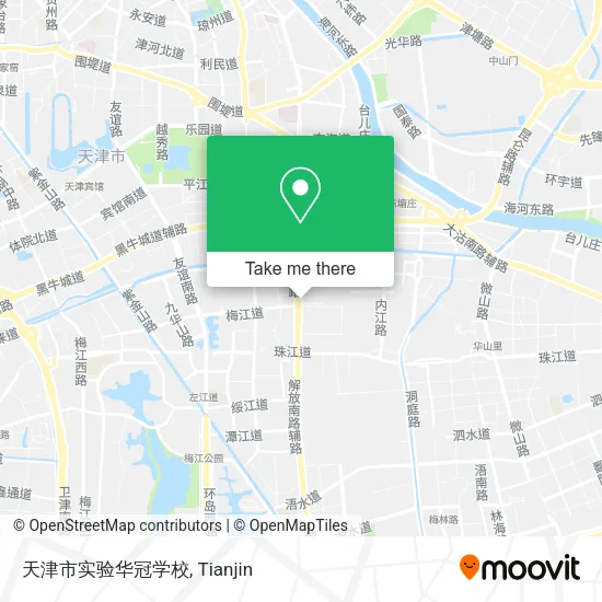 天津市实验华冠学校 map