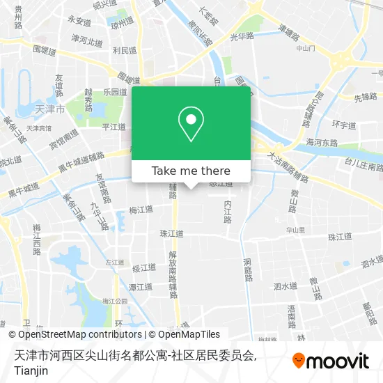 天津市河西区尖山街名都公寓-社区居民委员会 map