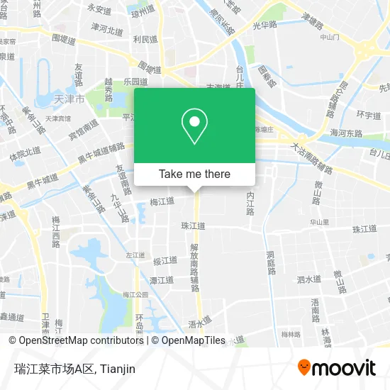 瑞江菜市场A区 map