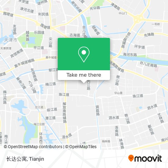 长达公寓 map