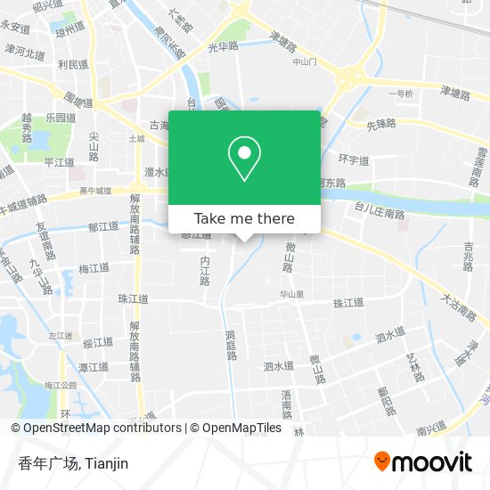 香年广场 map