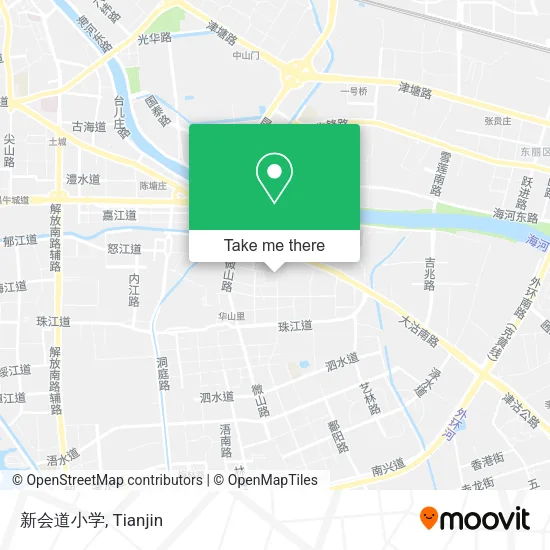 新会道小学 map
