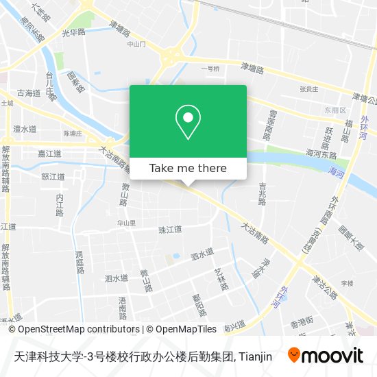 天津科技大学-3号楼校行政办公楼后勤集团 map