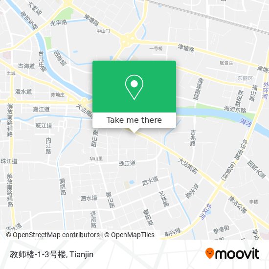 教师楼-1-3号楼 map