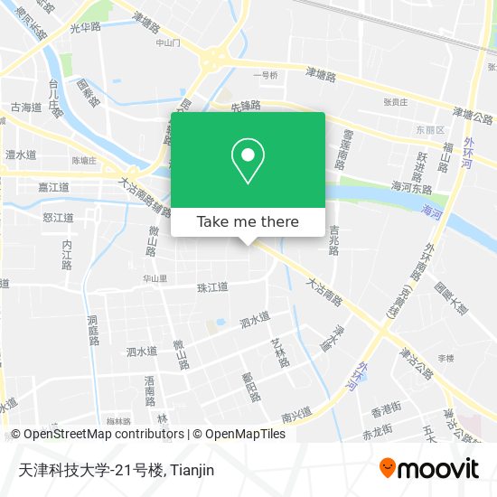 天津科技大学-21号楼 map