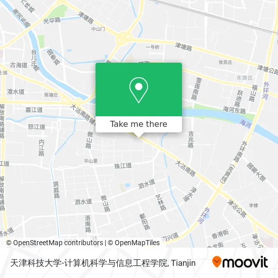 天津科技大学-计算机科学与信息工程学院 map
