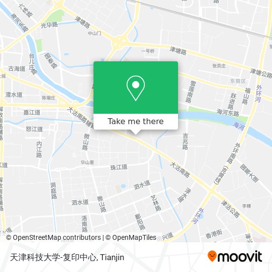 天津科技大学-复印中心 map