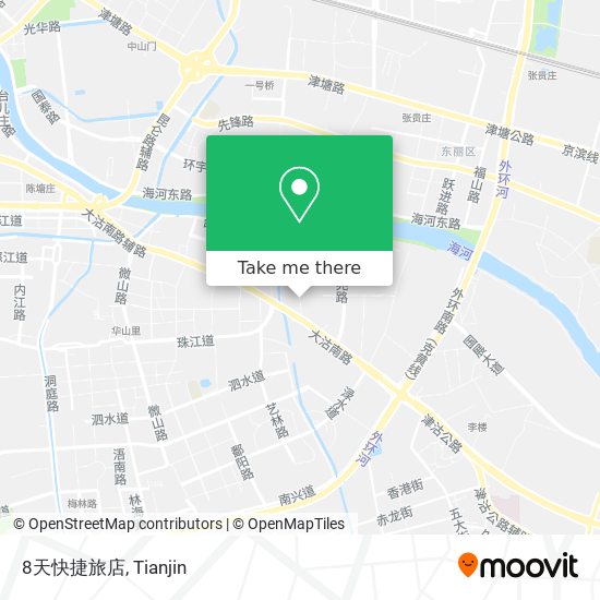 8天快捷旅店 map