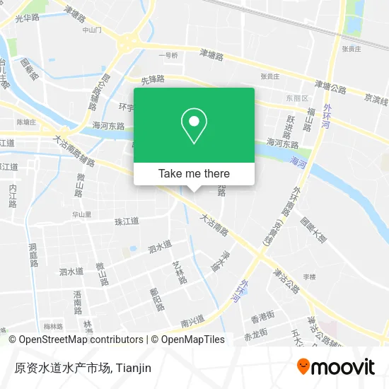 原资水道水产市场 map