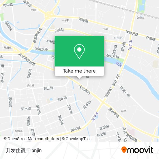 升发住宿 map