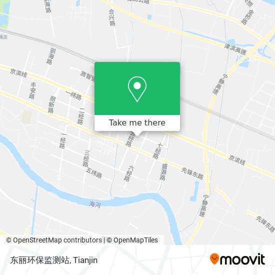 东丽环保监测站 map