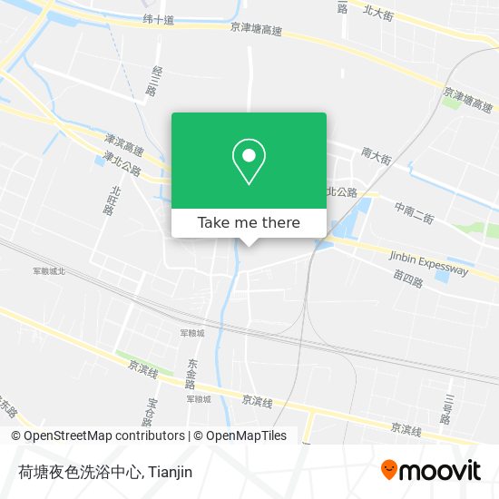 荷塘夜色洗浴中心 map