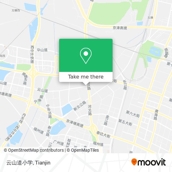 云山道小学 map