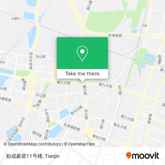 贻成豪庭11号楼 map
