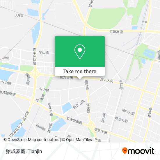 贻成豪庭 map