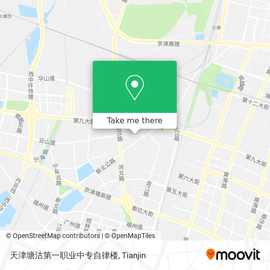 天津塘沽第一职业中专自律楼 map