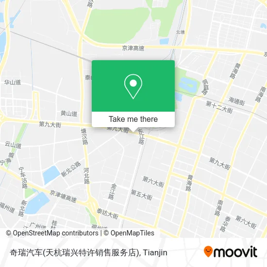 奇瑞汽车(天杭瑞兴特许销售服务店) map