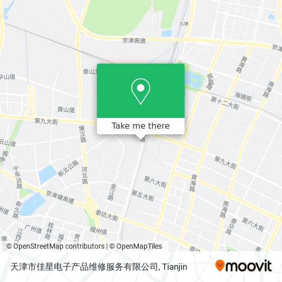 天津市佳星电子产品维修服务有限公司 map