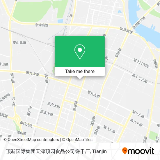 顶新国际集团天津顶园食品公司饼干厂 map