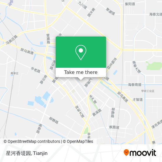 星河香堤园 map