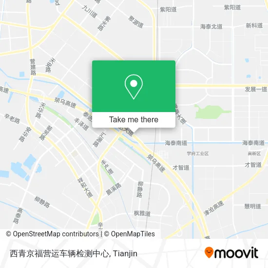 西青京福营运车辆检测中心 map